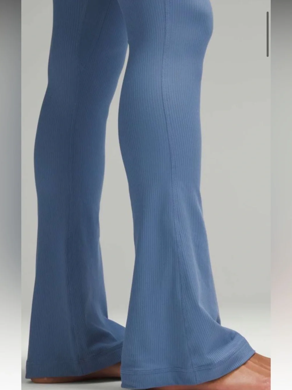 Lululemon Align High-Rise Ribbed Mini-Flare Pant *Regular Oasis Blue Size 4 NWOT